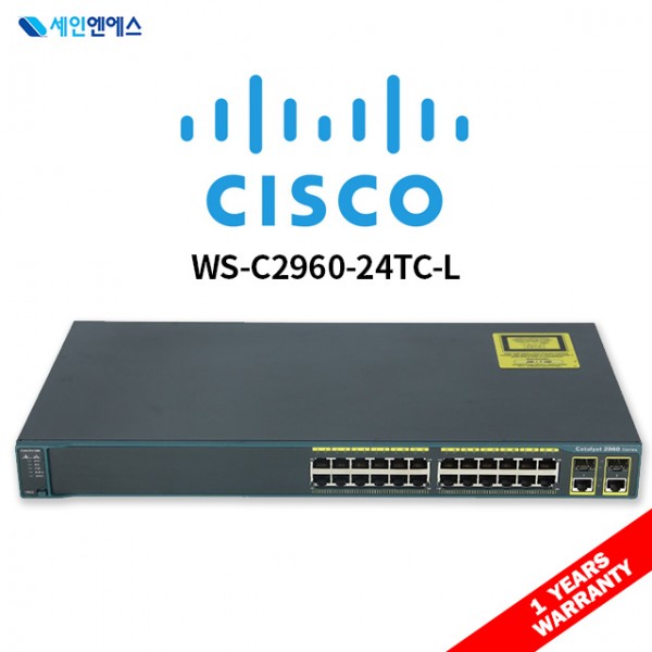 WS-C2960-24TC-L Switch 시스코 스위치 국내발송